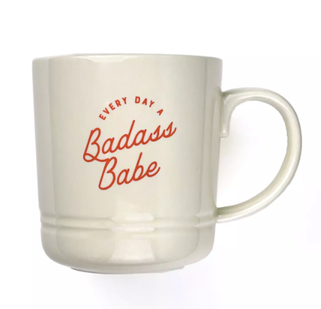 BADASS BABE CERAMIC COFFEE MUG