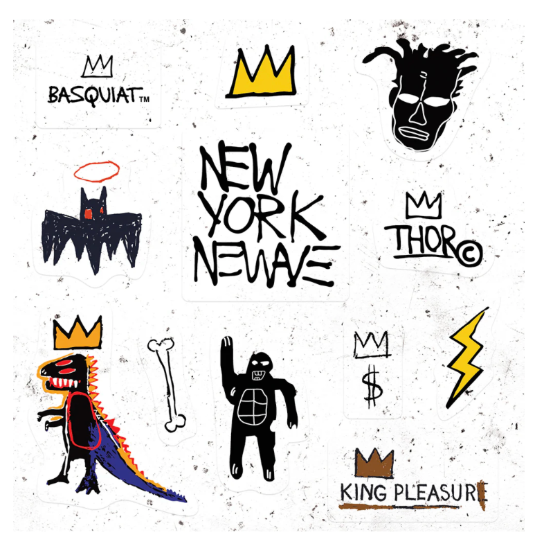 BASQUIAT'S ICONS STICKER
