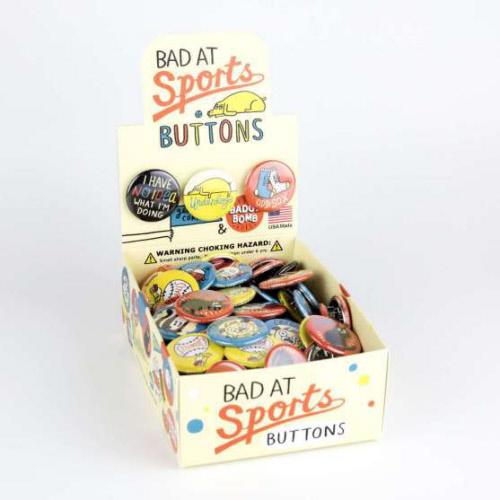 BAD AT SPORTS BUTTON