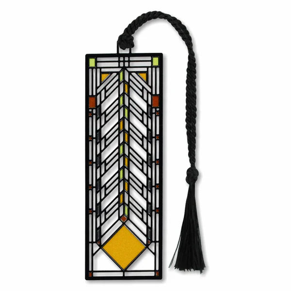 FRANK LLOYD WRIGHT HEATH HOUSE WINDOW METAL BOOKMARK