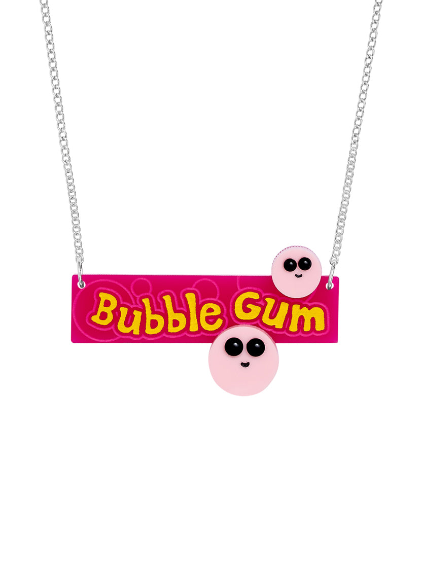 BUBBLE GUM WRAPPER NECKLACE