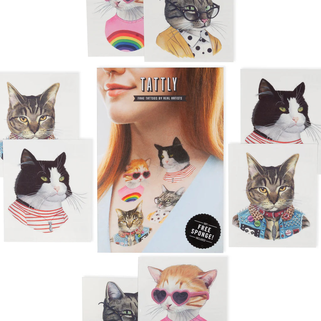 CAT CLUB TATTOO SET