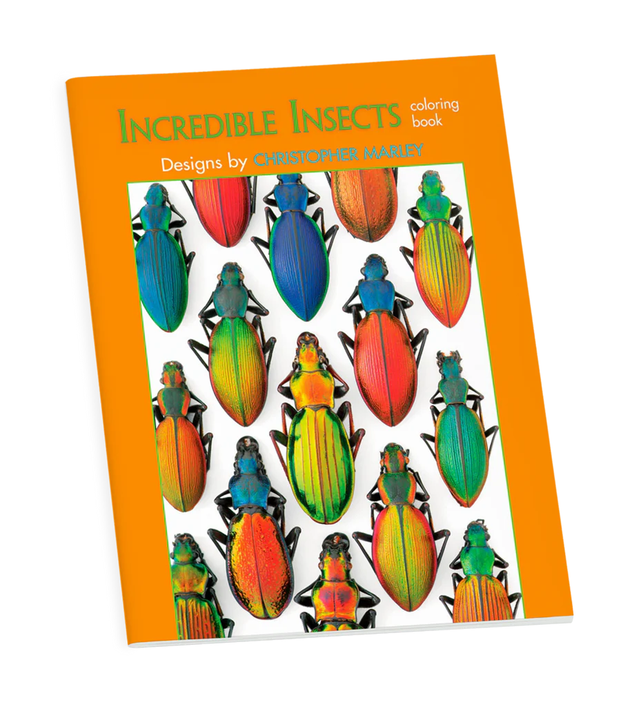 INCREDIBLE INSECTS: DESIGNS BY CHRISTOPHER MARLEY COLORING BOOK