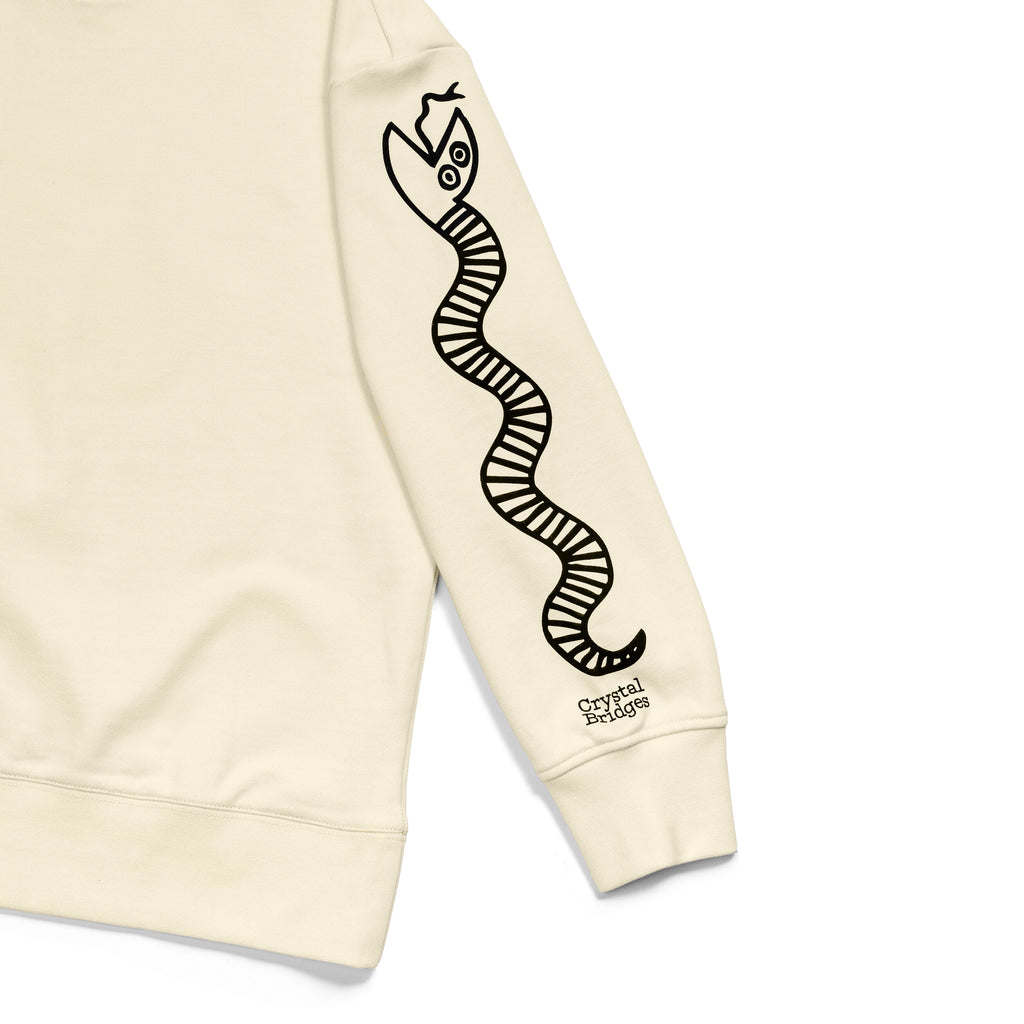 CRYSTAL BRIDGES X KEITH HARING SNAKE SWEATSHIRT