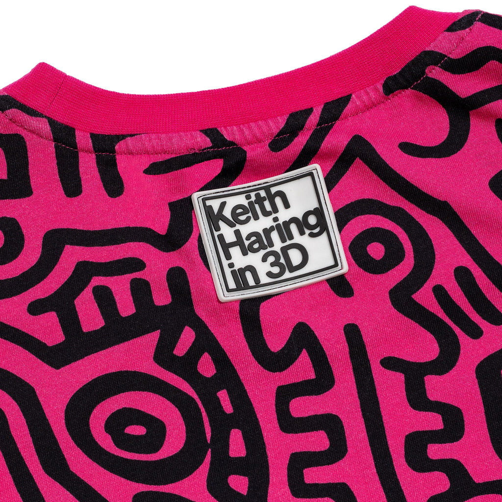 CRYSTAL BRIDGES X KEITH HARING ALL-OVER NEON T-SHIRT