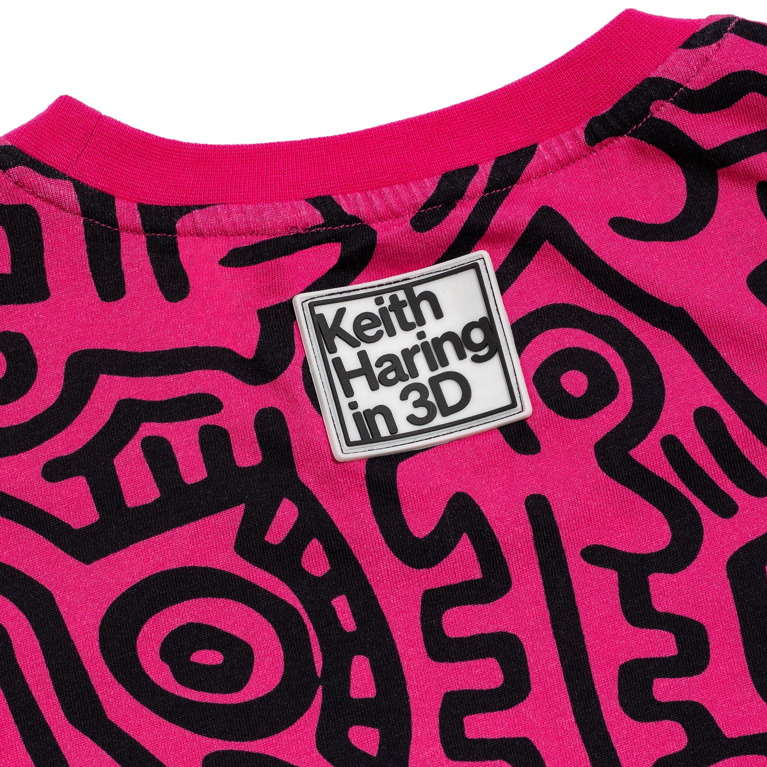 CRYSTAL BRIDGES X KEITH HARING ALL-OVER NEON T-SHIRT