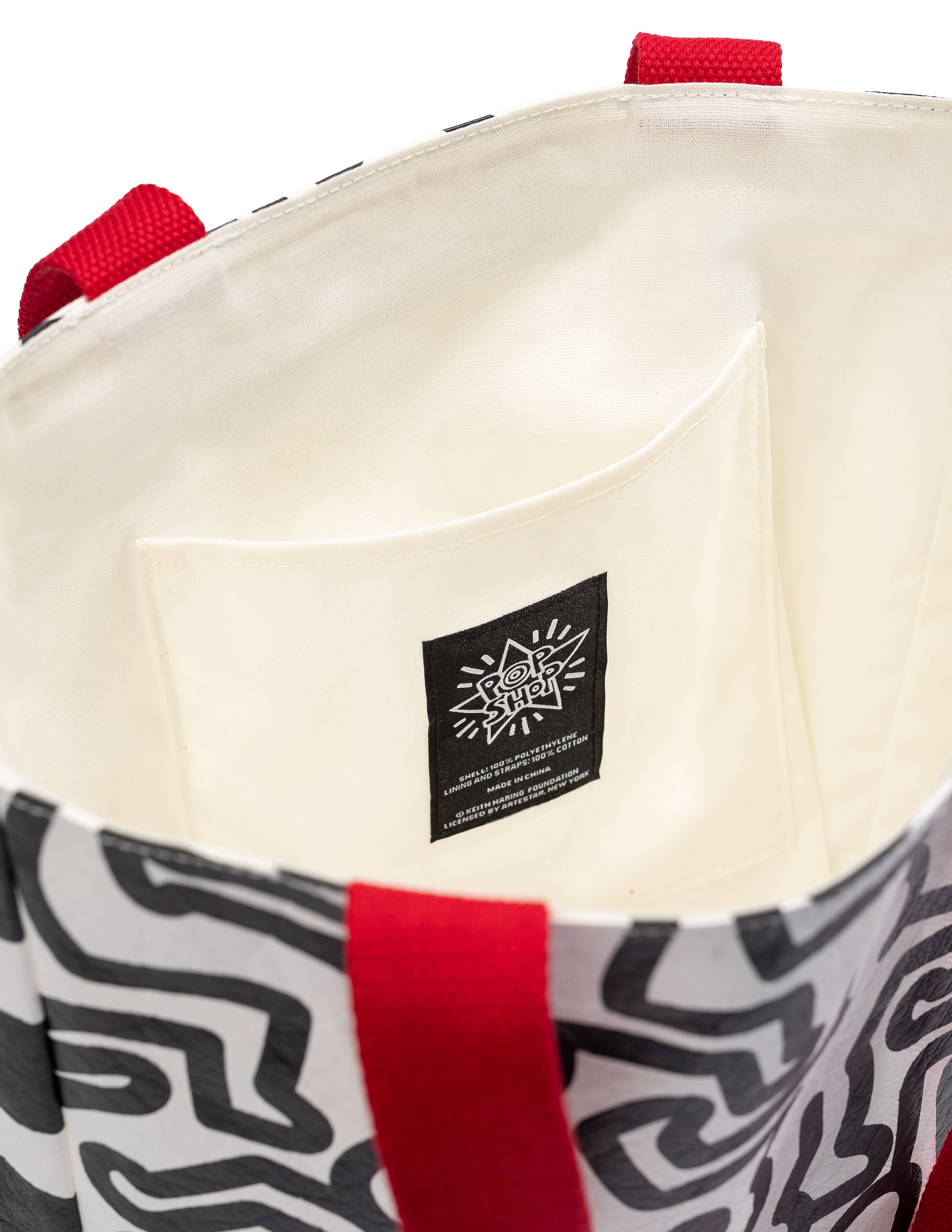 CRYSTAL BRIDGES X KEITH HARING UNTITLED (ELEPHANT) TYVEK TOTE