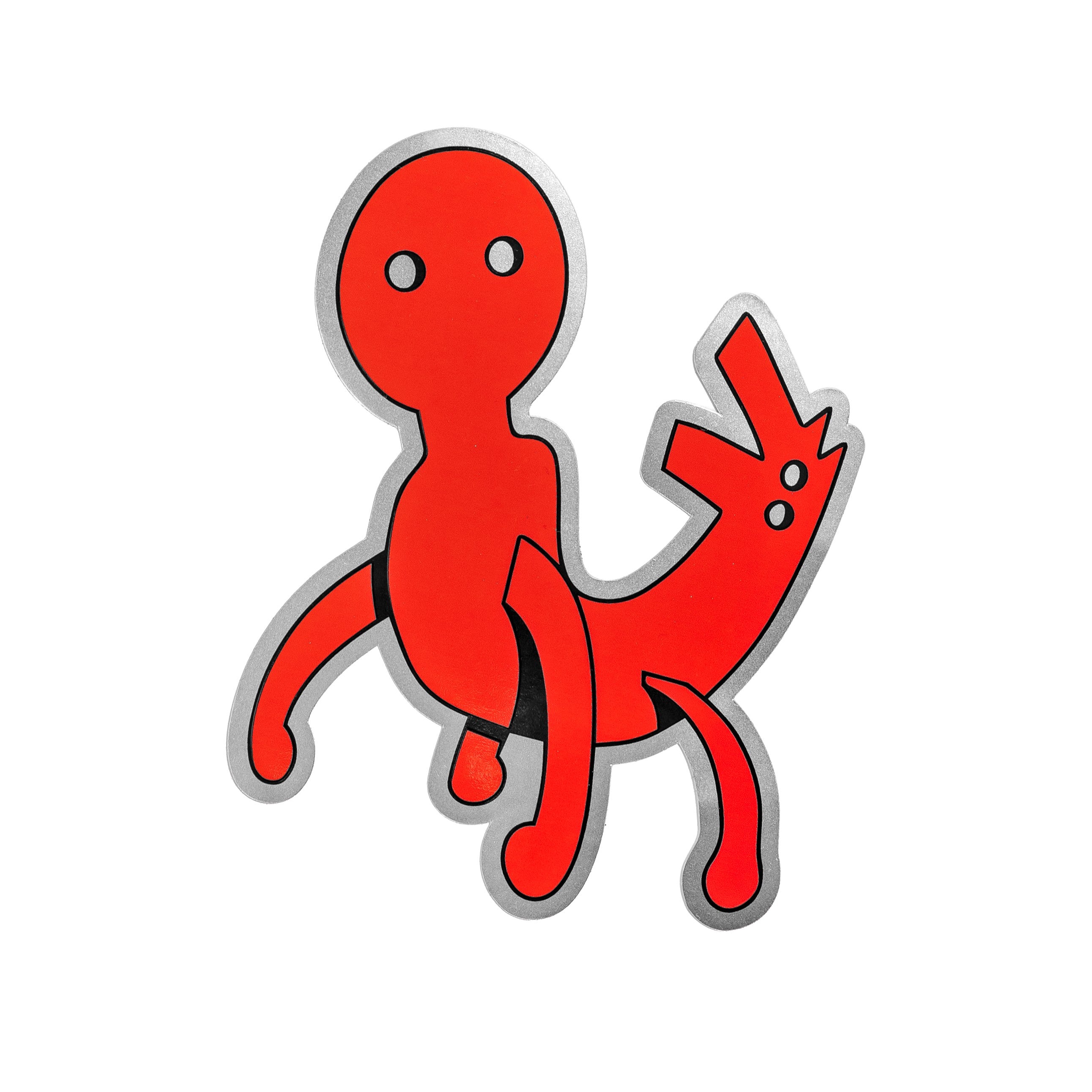 TWO-HEADED FIGURE STICKER