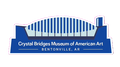 CRYSTAL BRIDGES BUILDING STICKER