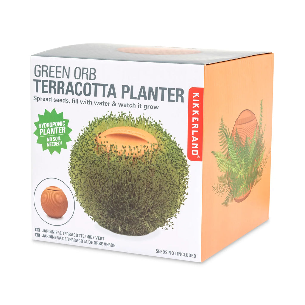 GREEN ORB PLANTER