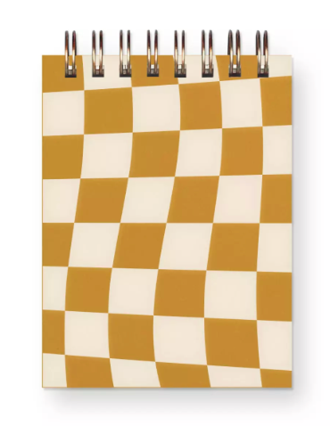 CHECKERBOARD MINI JOTTER NOTEBOOK
