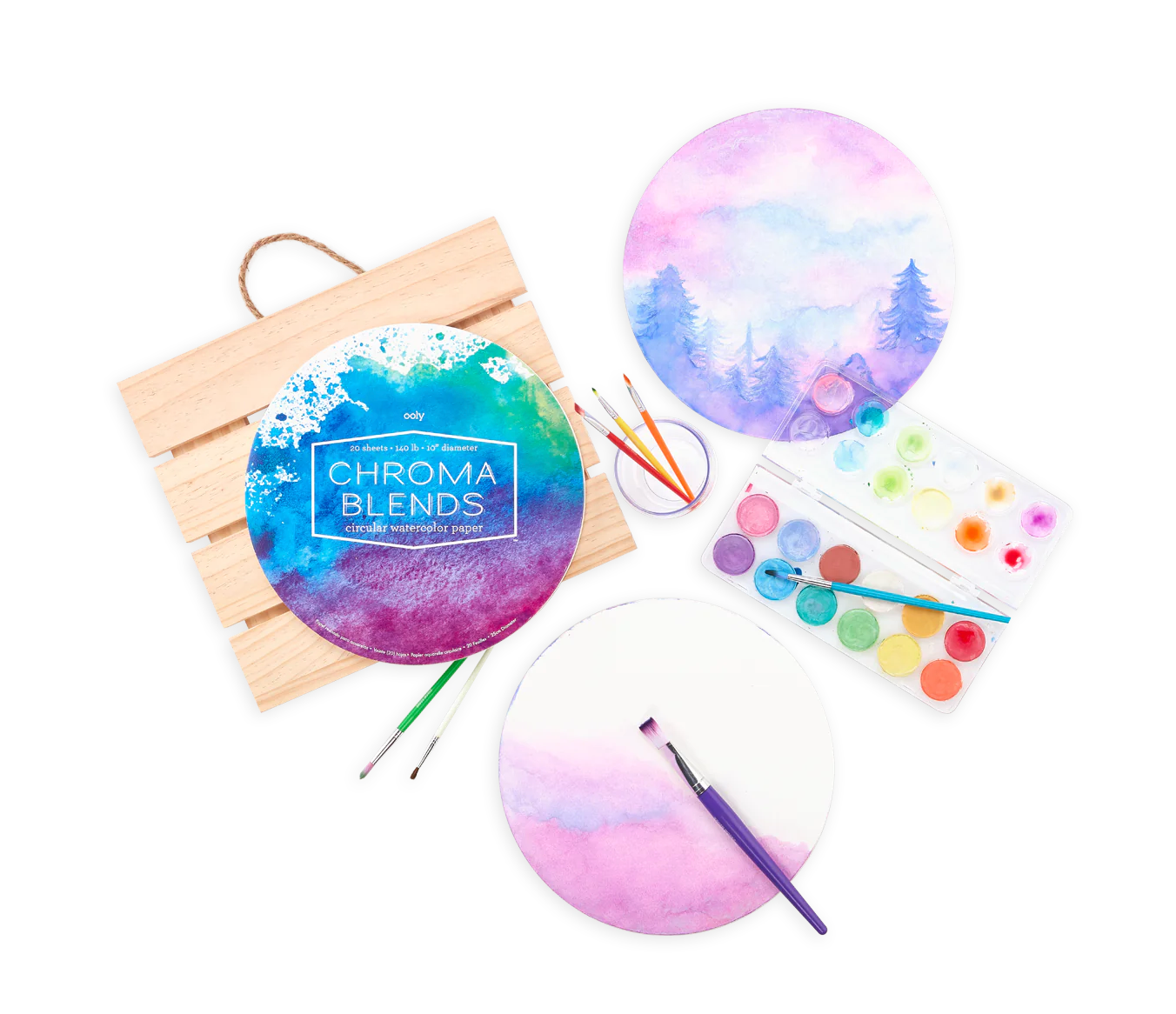 CHROMA BLENDS CIRCULAR WATERCOLOR PAPER PAD
