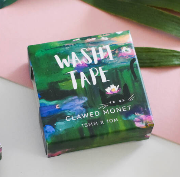 CLAWED MONET WASHI TAPE