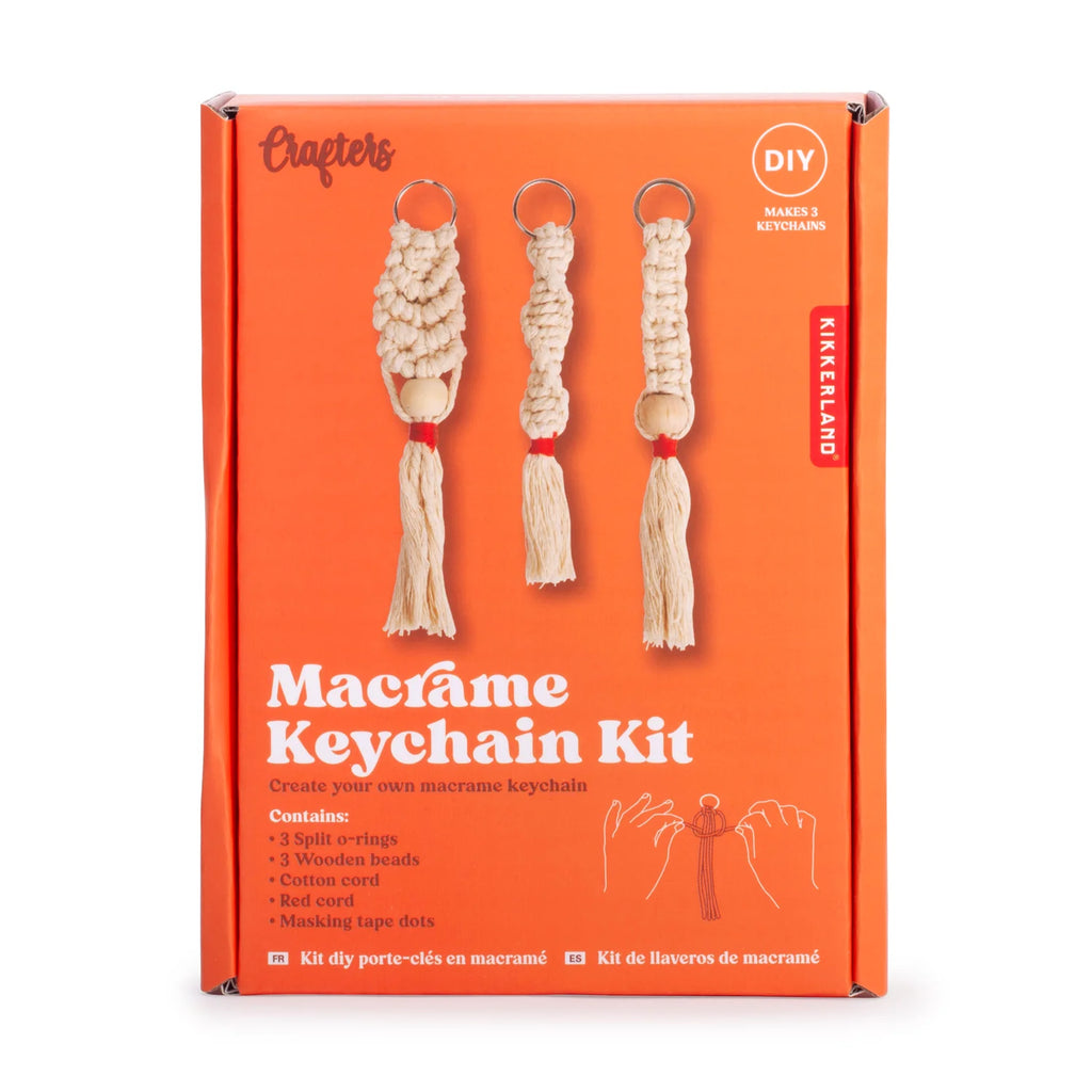 CRAFTER'S MACRAME KEYCHAIN KIT