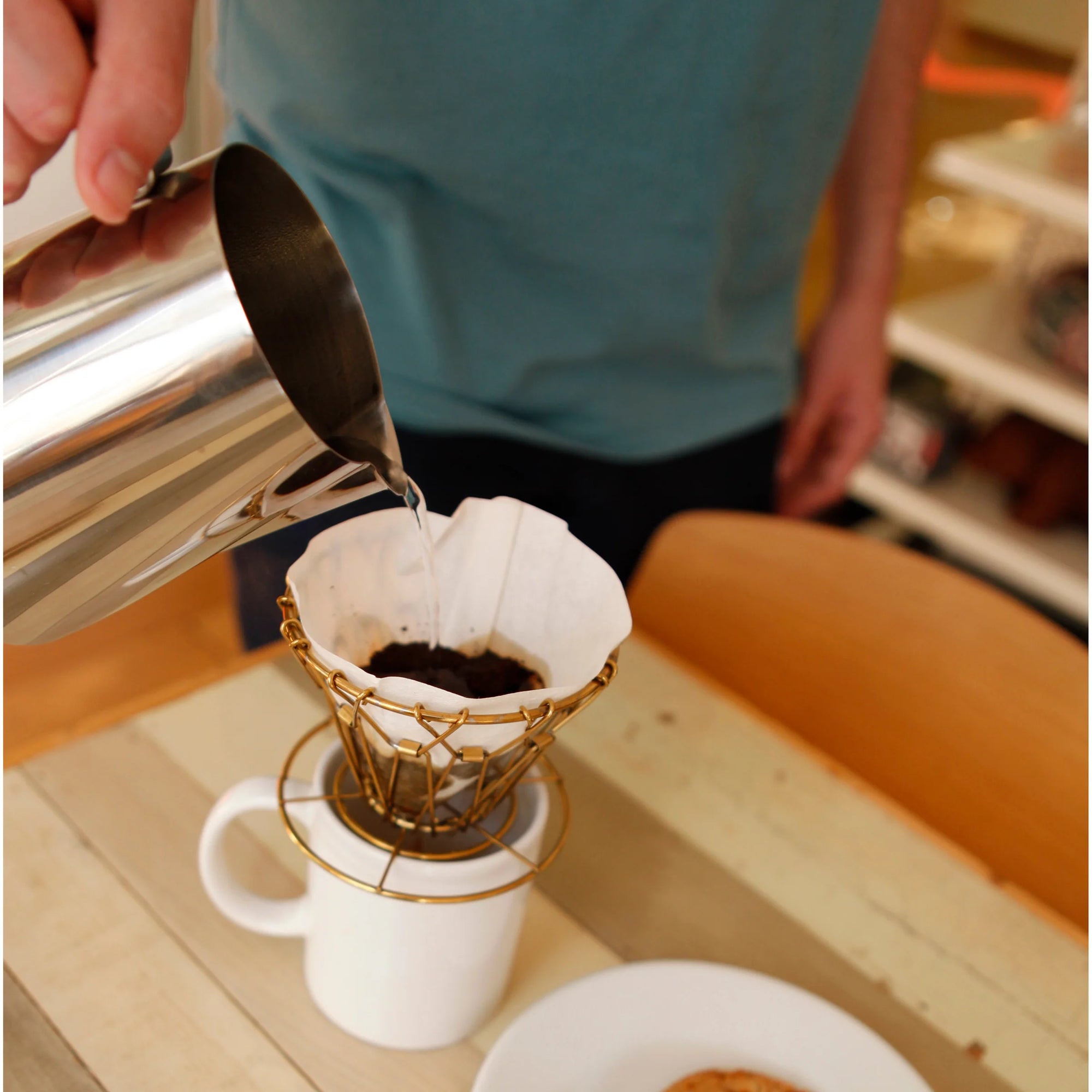 BRASS COLLAPSIBLE COFFEE DRIP