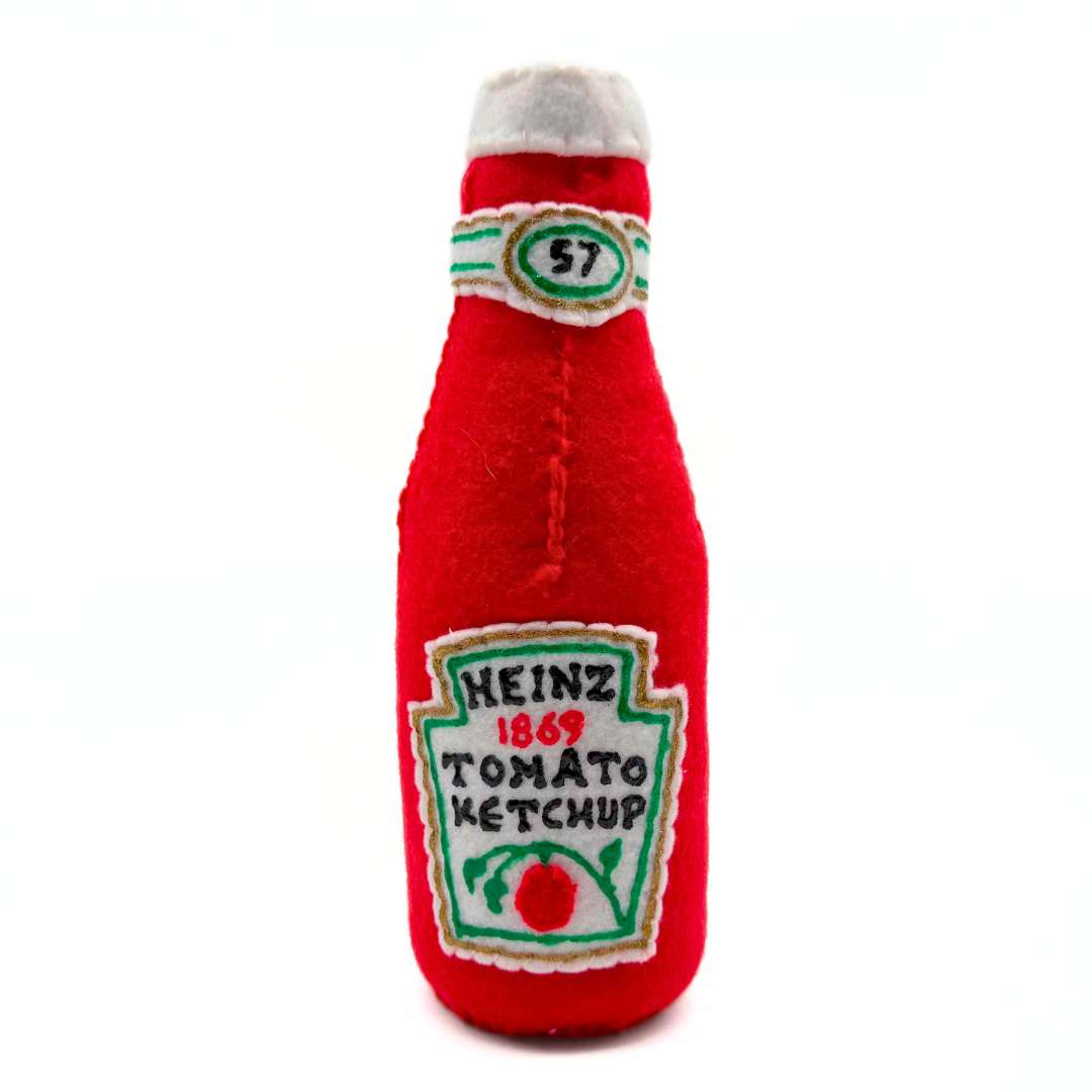 LUCY SPARROW HEINZ KETCHUP HANDMADE ORIGINAL ARTWORK