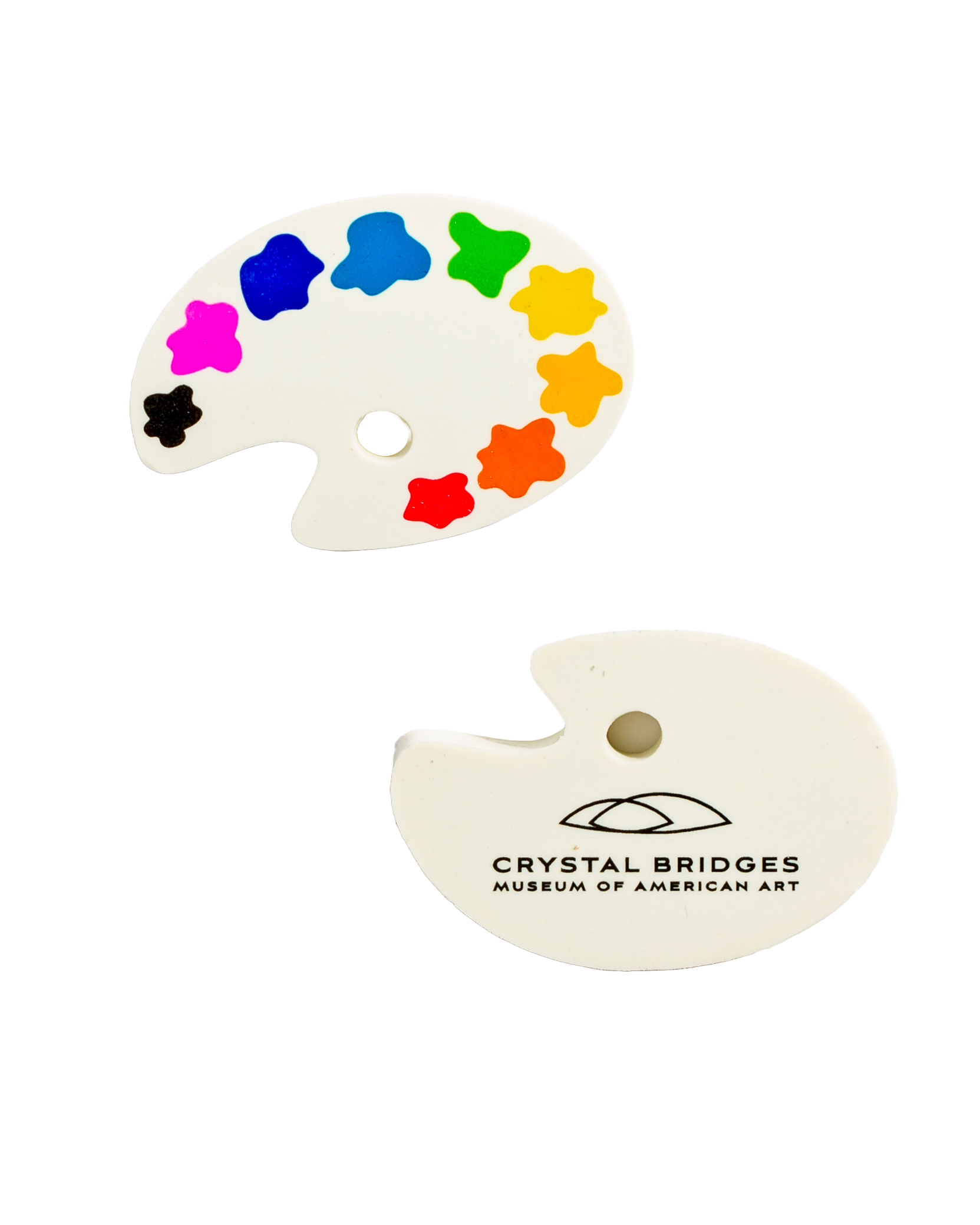 CRYSTAL BRIDGES ARTIST'S PALETTE ERASER