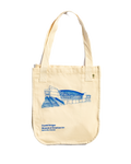 CRYSTAL BRIDGES LINE DRAWING TOTE