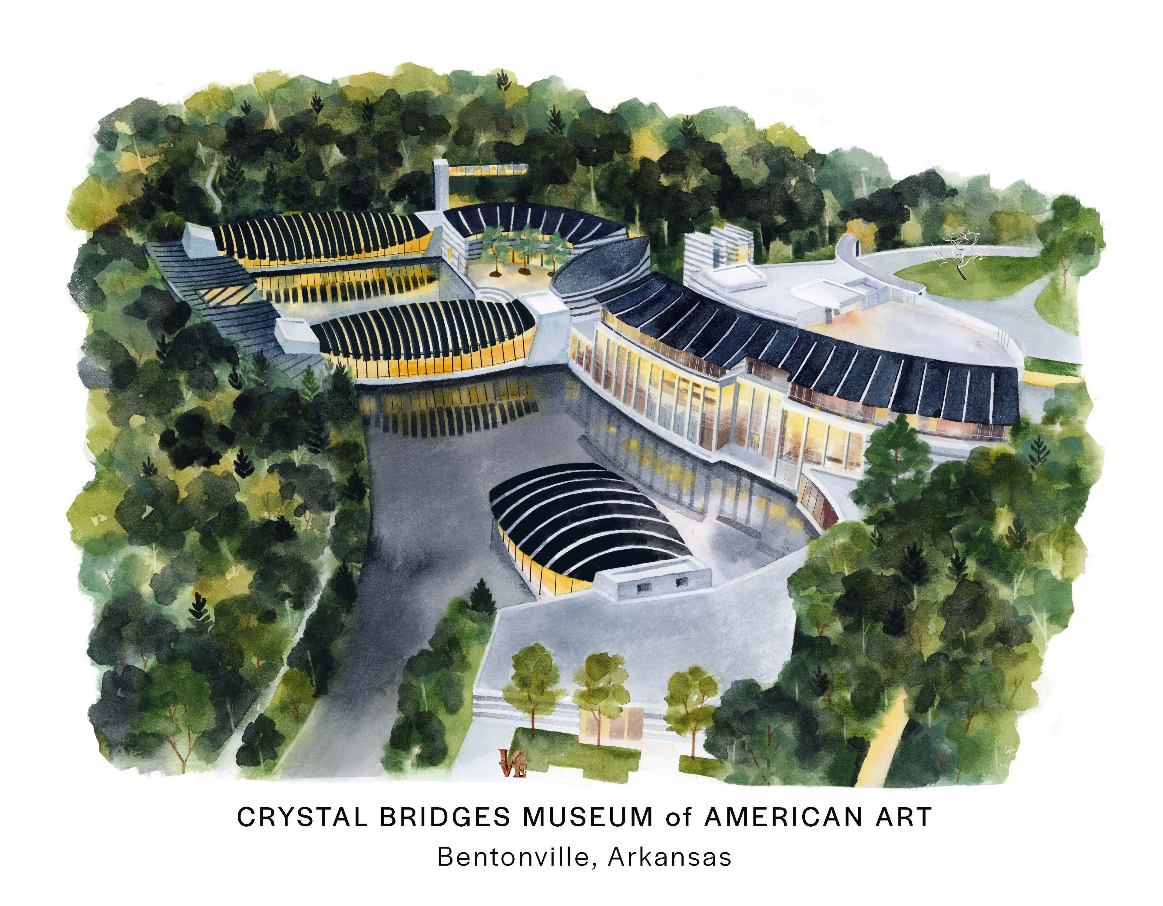 CRYSTAL BRIDGES PRINT BY MAY WE FLY