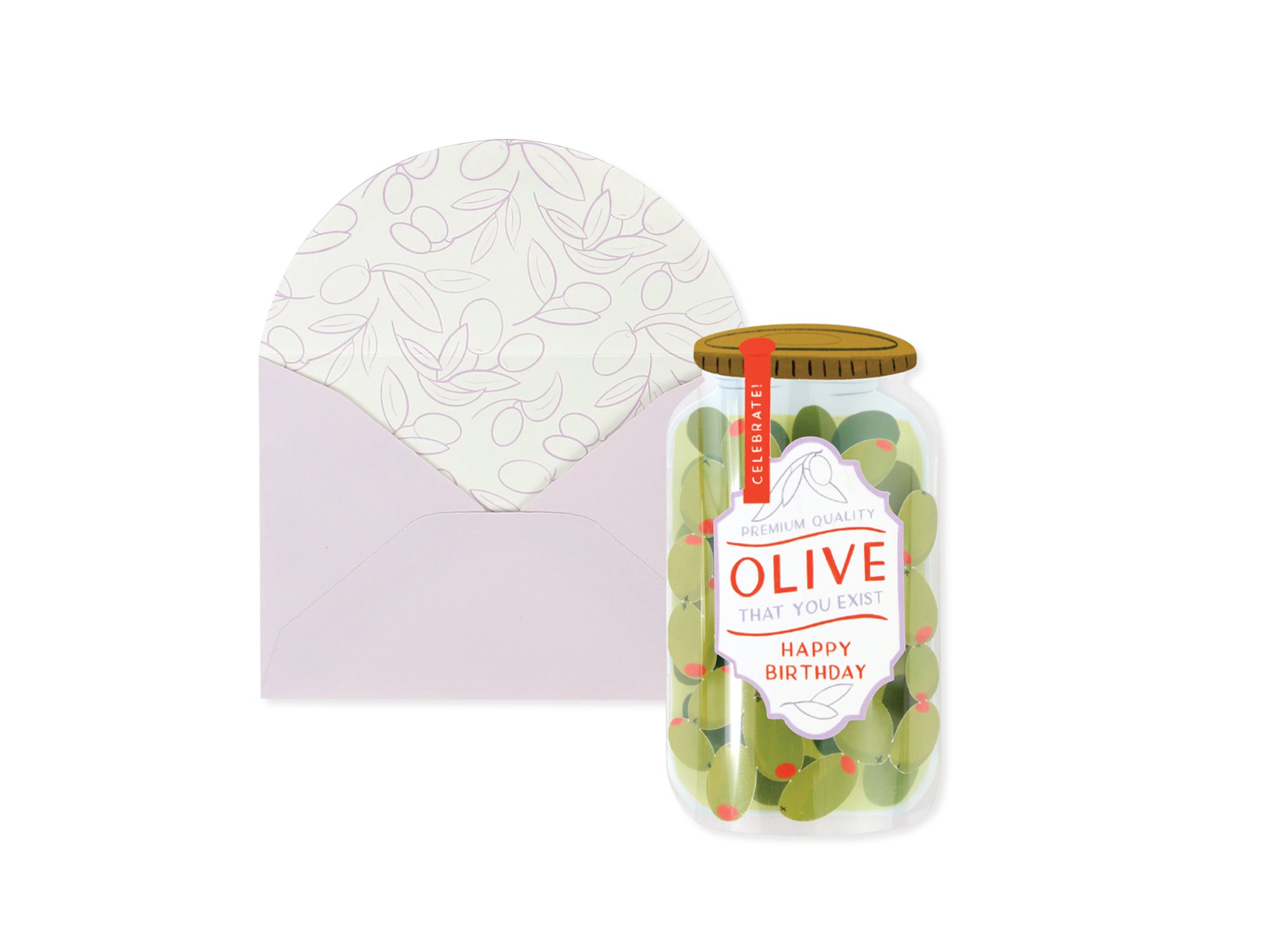 OLIVE JAR CARD