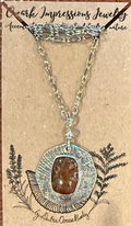 FOSSILZED DINO BONE NECKLACE