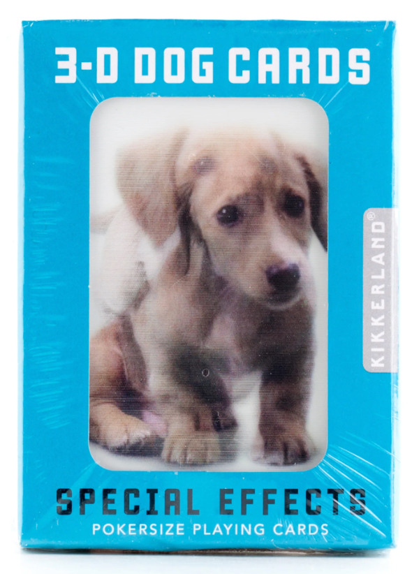 DOG 3D PLAYING CARDS