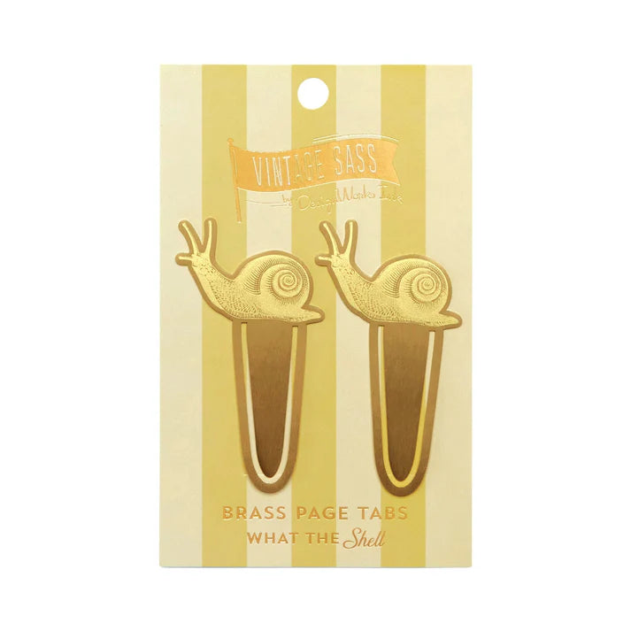 VINTAGE SASS BRASS PAGE TAGS