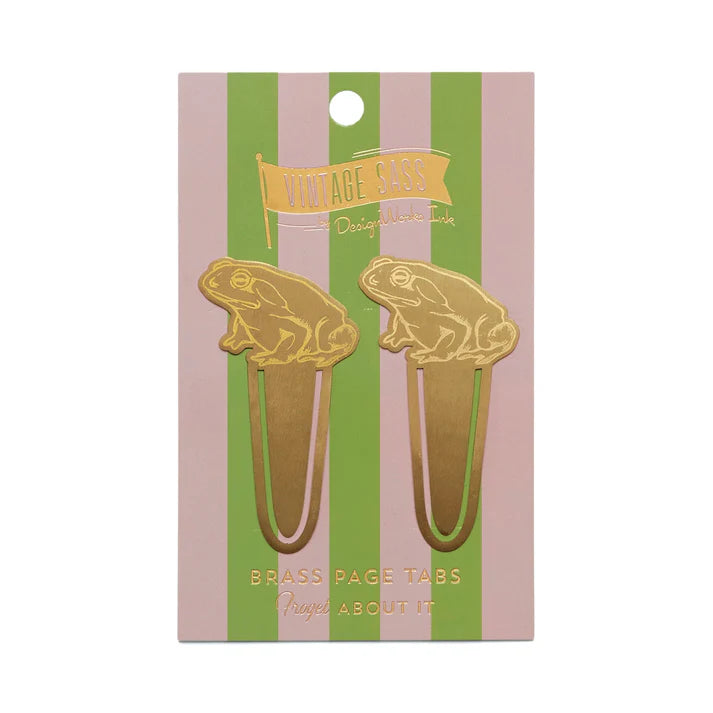 VINTAGE SASS BRASS PAGE TAGS