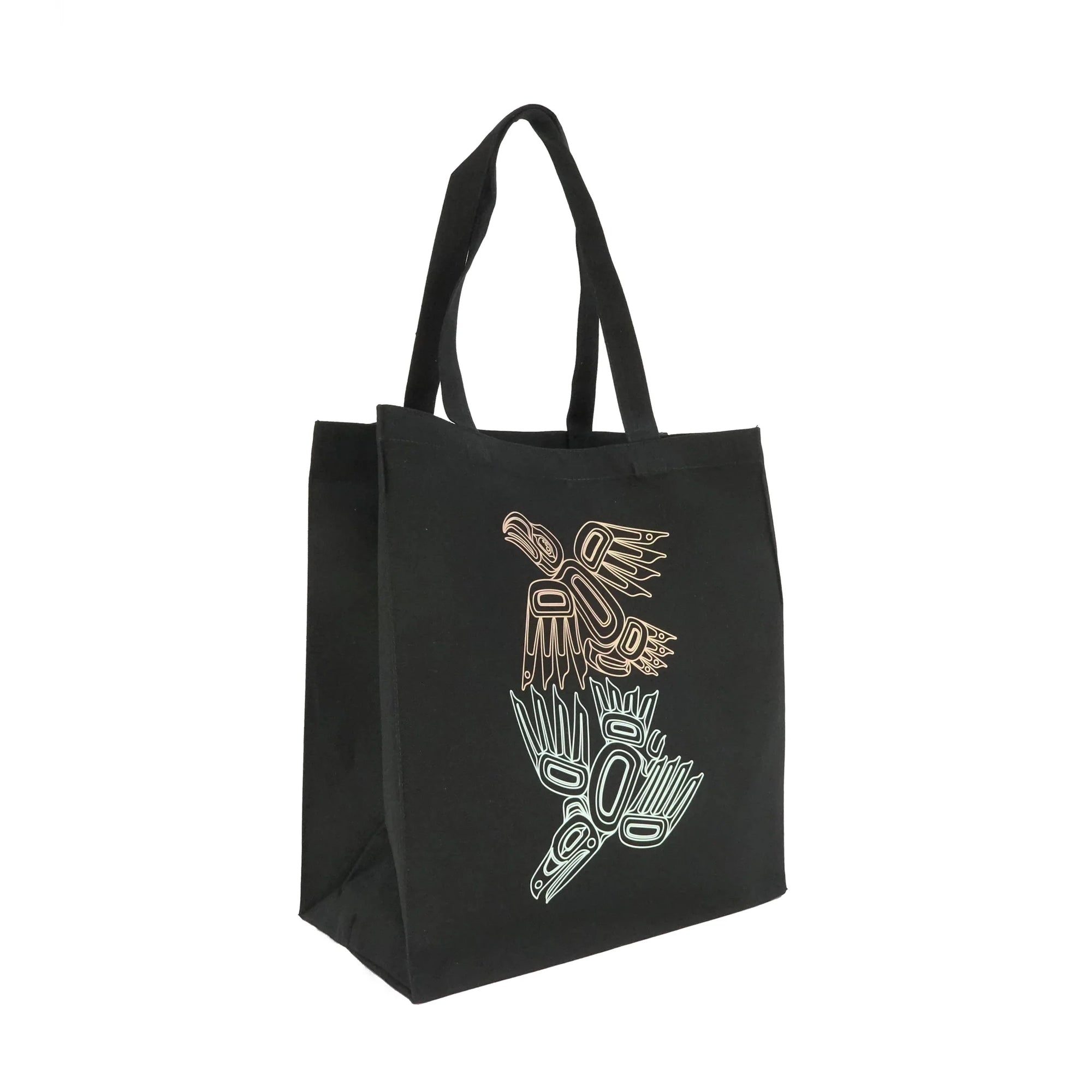 EAGLE/RAVEN CANVAS TOTE BAG