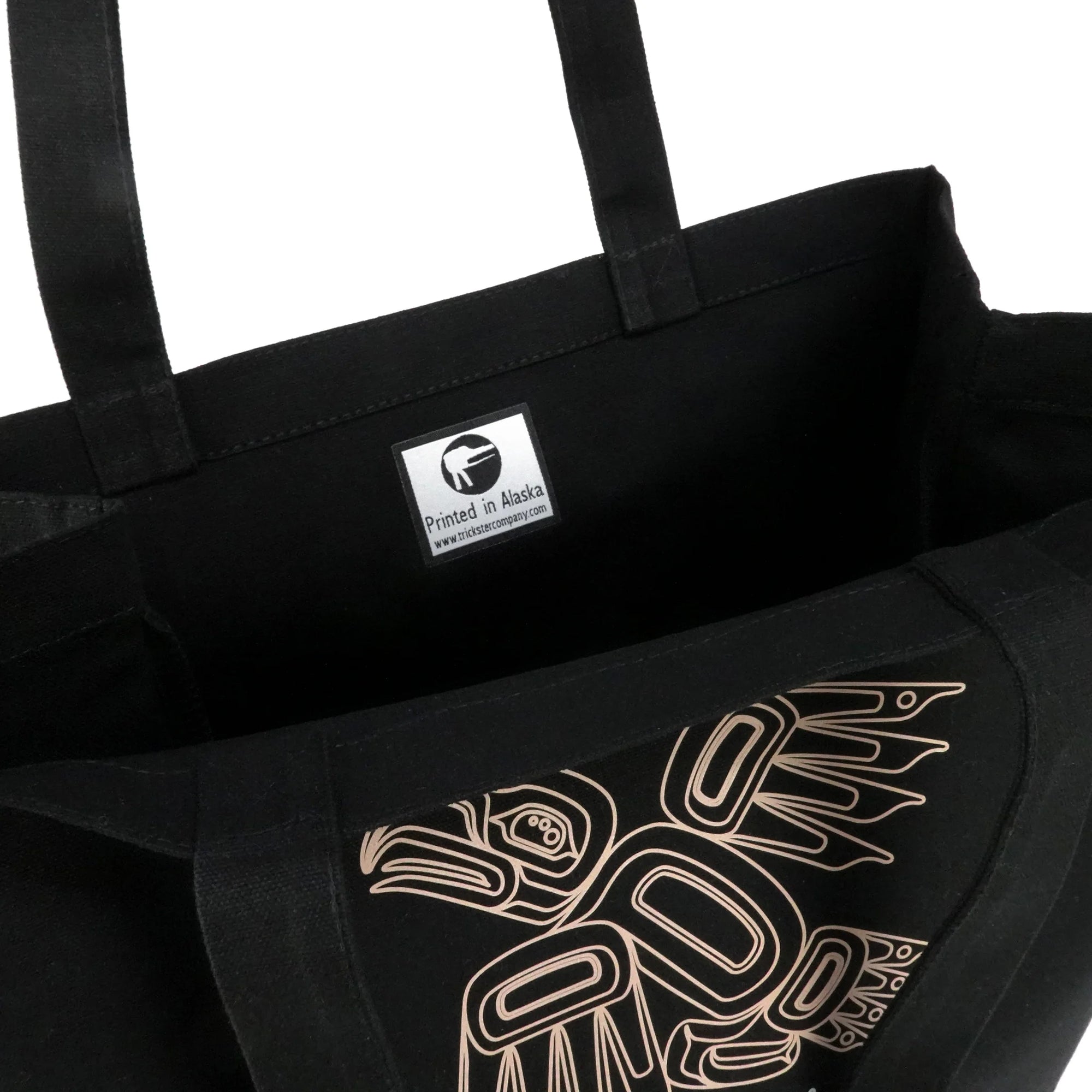 EAGLE/RAVEN CANVAS TOTE BAG