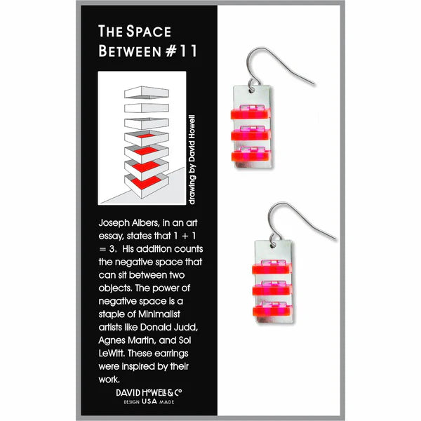 THE SPACE BETWEEN MODERN ART #11 EARRINGS