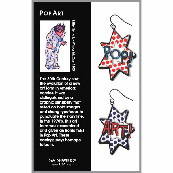 POP ART EARRINGS