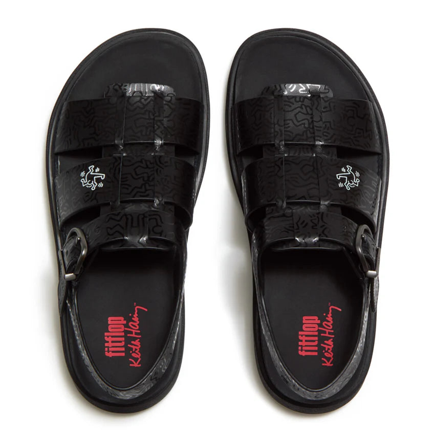 FIT FLOP X KEITH HARING FISHERMAN SANDALS