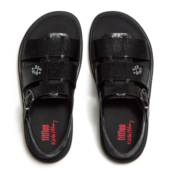 FIT FLOP X KEITH HARING FISHERMAN SANDALS