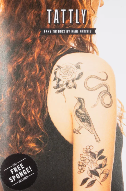 FLORA AND FAUNA TATTOO SET