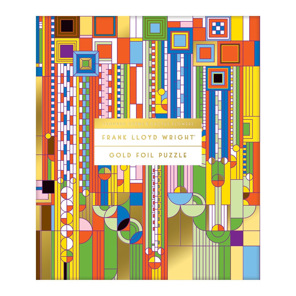 FRANK LLOYD WRIGHT SAGURO CACTUS 1000 PC PUZZLE