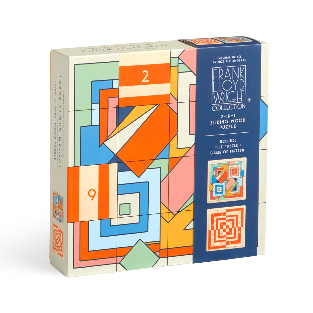 FRANK LLOYD WRIGHT SLIDING WOOD PUZZLE