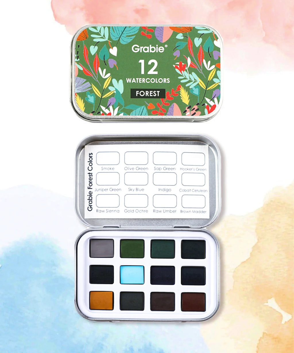 WATERCOLOR POCKET SET WITH BRUSH