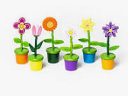FLOWER PUSH PUPPET