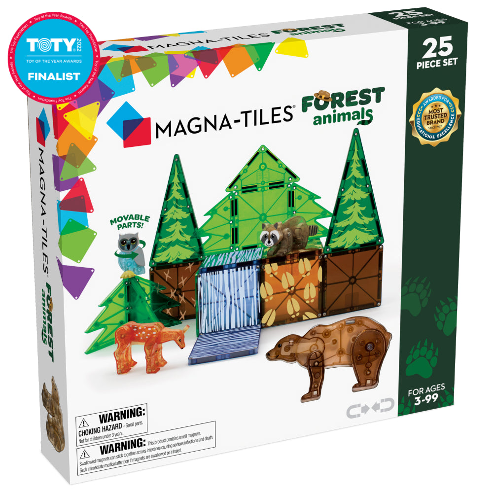 MAGNA-TILES FOREST ANIMALS 25 PC SET