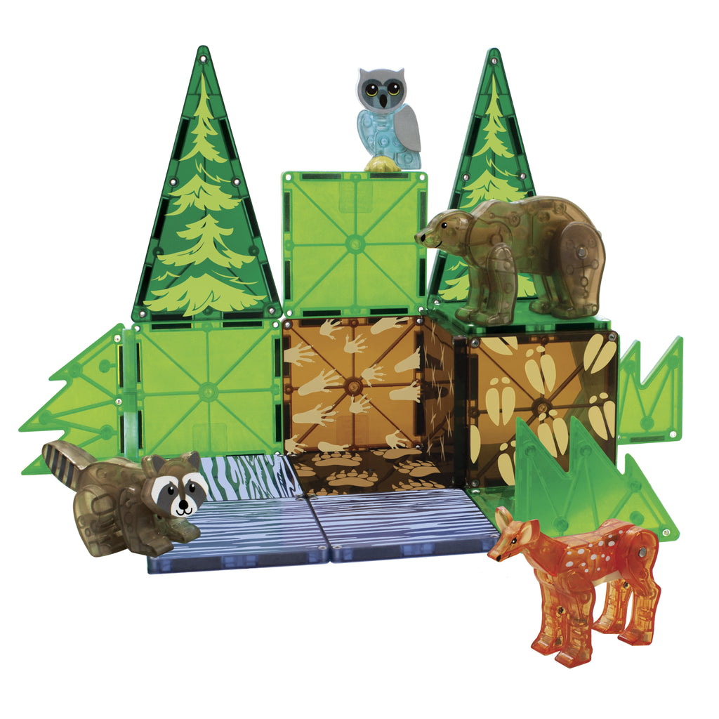 MAGNA-TILES FOREST ANIMALS 25 PC SET