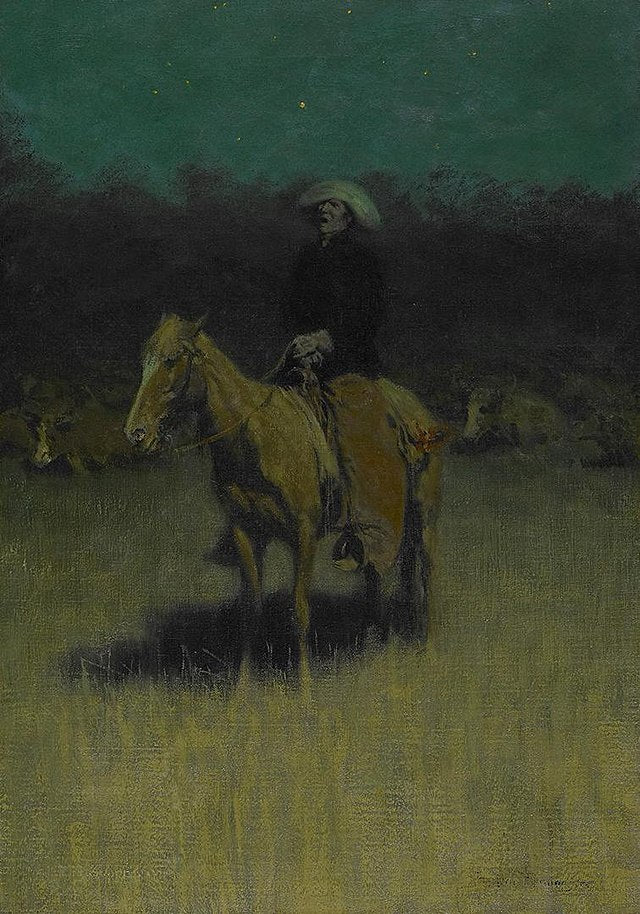 COWPUNCHER'S LULLABY POSTCARD