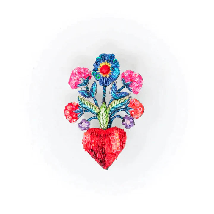 FRIDA'S FLOWERS BROOCH PIN