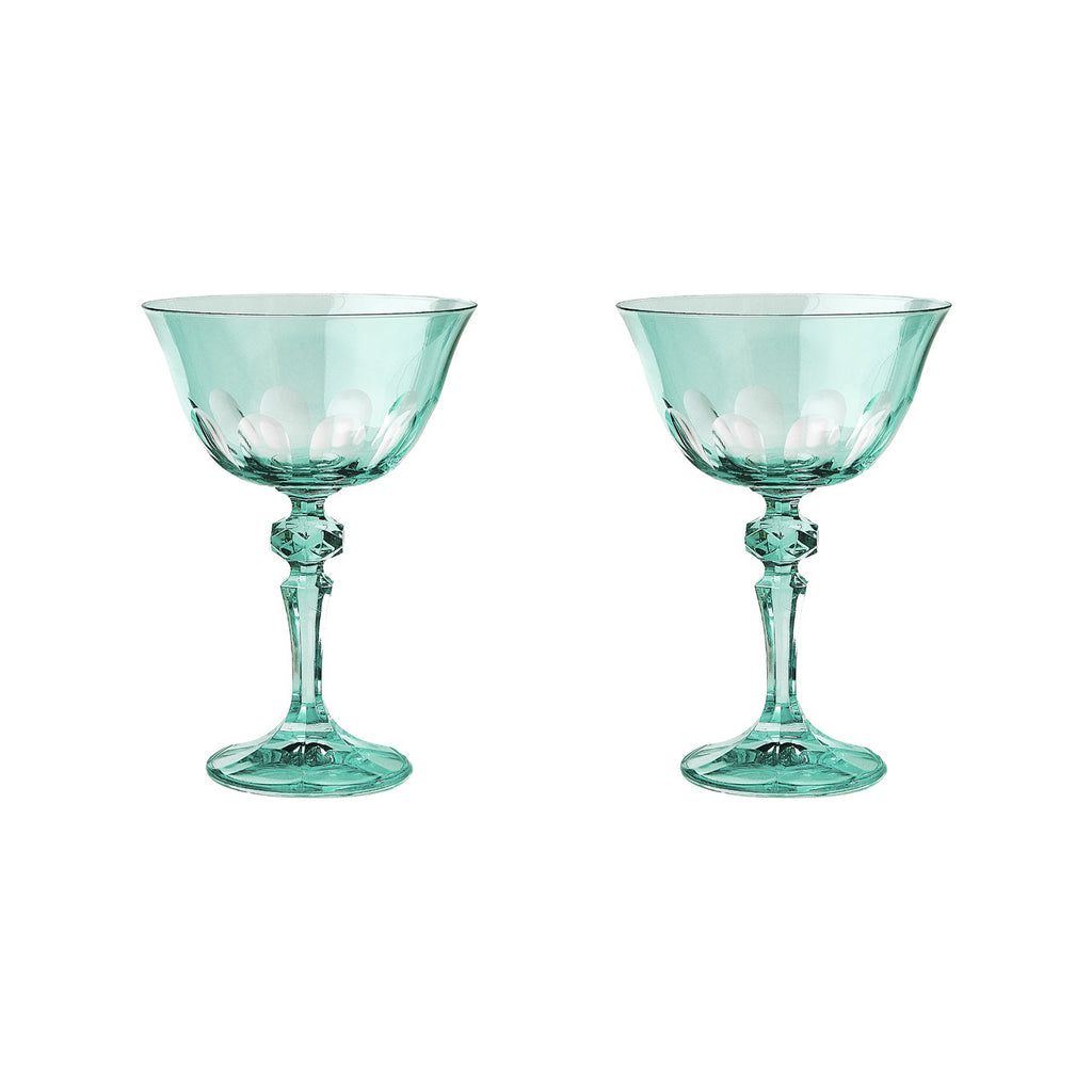 RIALTO GLASS COUPE MENTHE