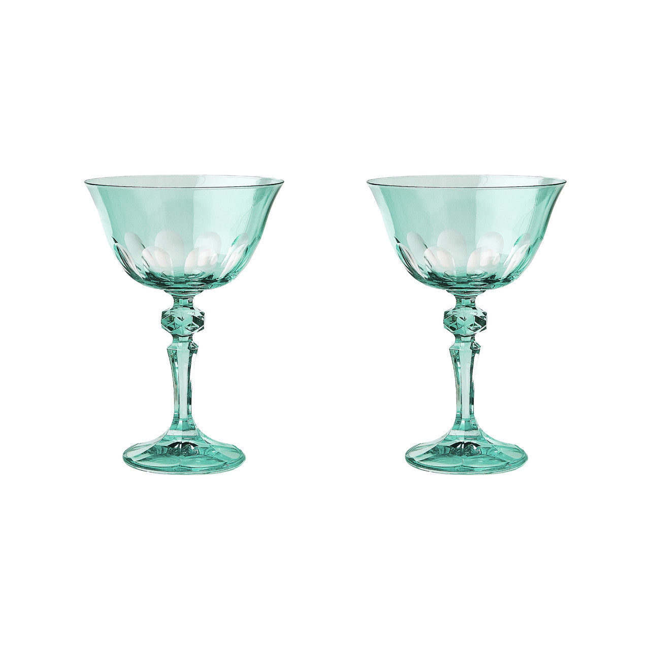 RIALTO GLASS COUPE MENTHE
