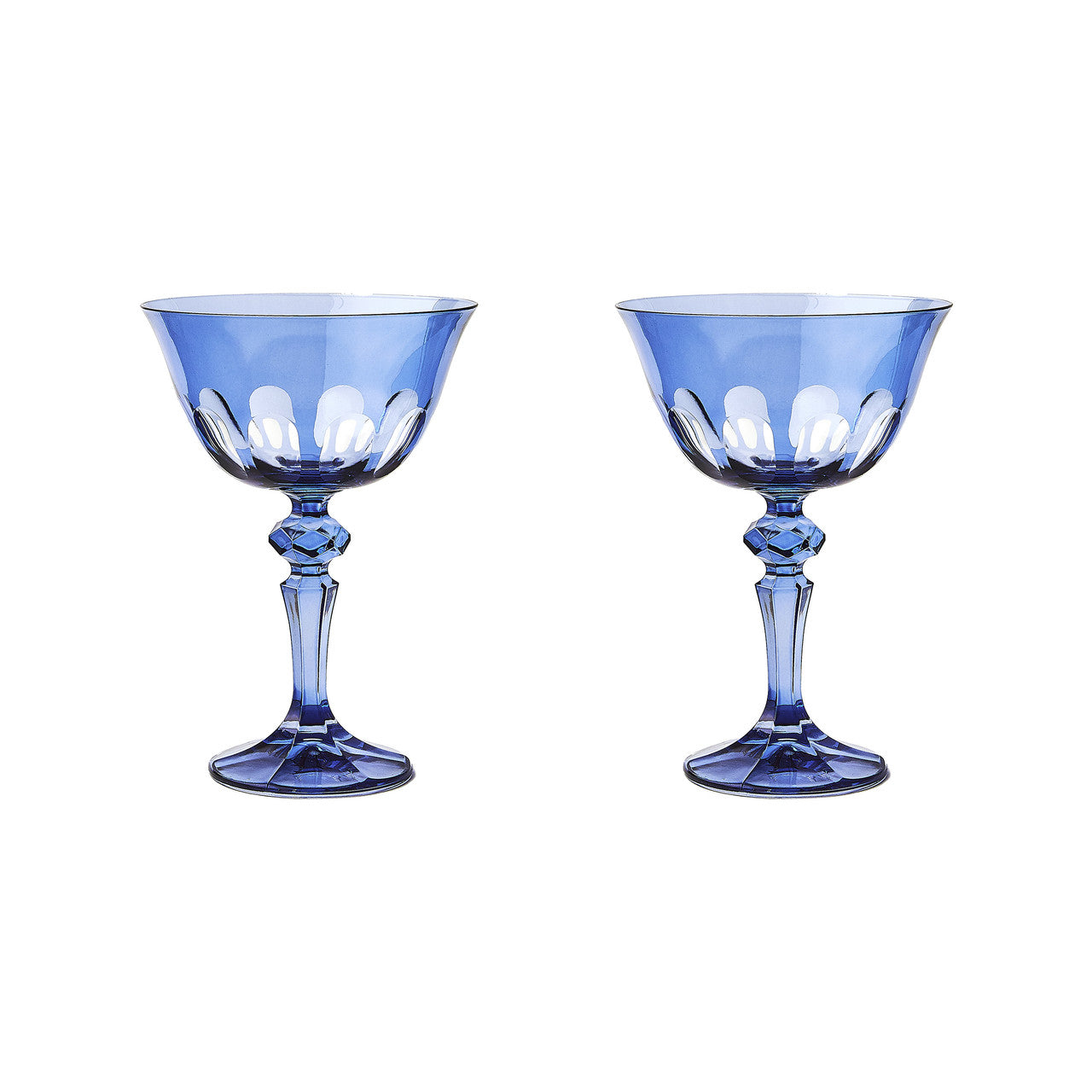 RIALTO GLASS COUPE THISTLE