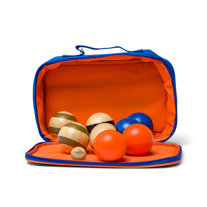 BOCCE BALL SET WITH TRAVEL CASE