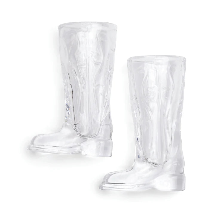 COWBOY BOOT SHOT GLASSES (SET OF 2)