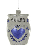 COTTAGE SUGAR CANISTER ORNAMENT