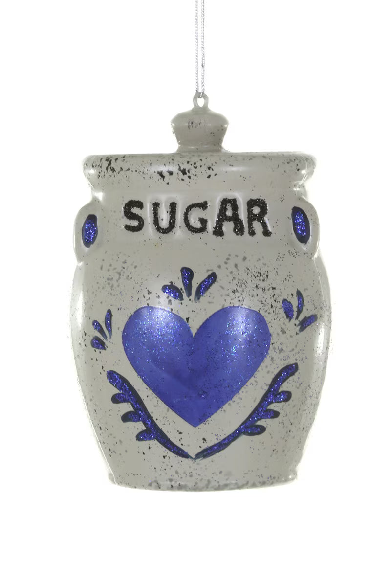 COTTAGE SUGAR CANISTER ORNAMENT